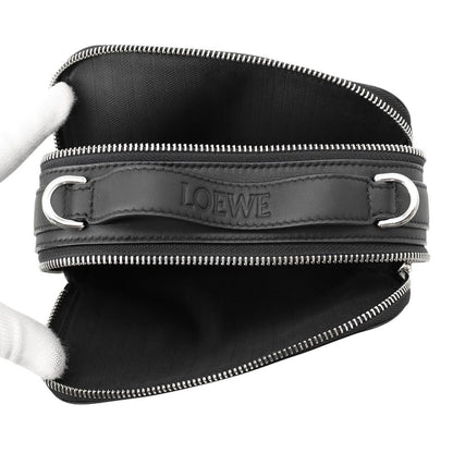 Loewe Shoulder Bag Mini Leather Cloth Black — view 5
