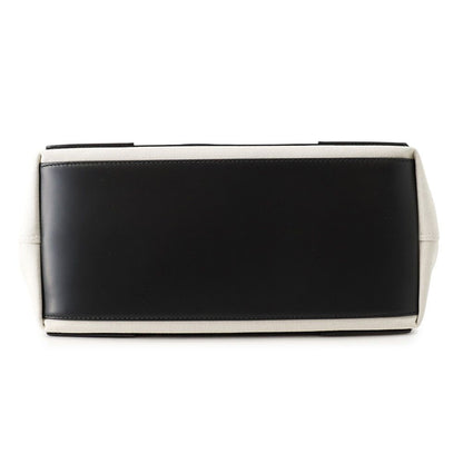 Balenciaga White Black with Tote Navy Cabas M Pouch — view 3