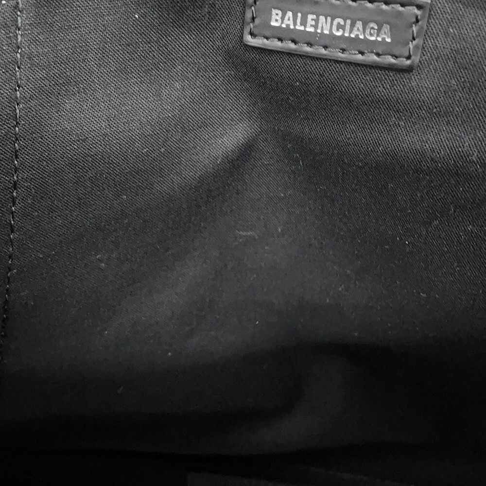 Balenciaga White Black with Tote Navy Cabas M Pouch — view 7