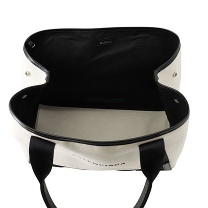 Balenciaga White Black with Tote Navy Cabas M Pouch — view 5
