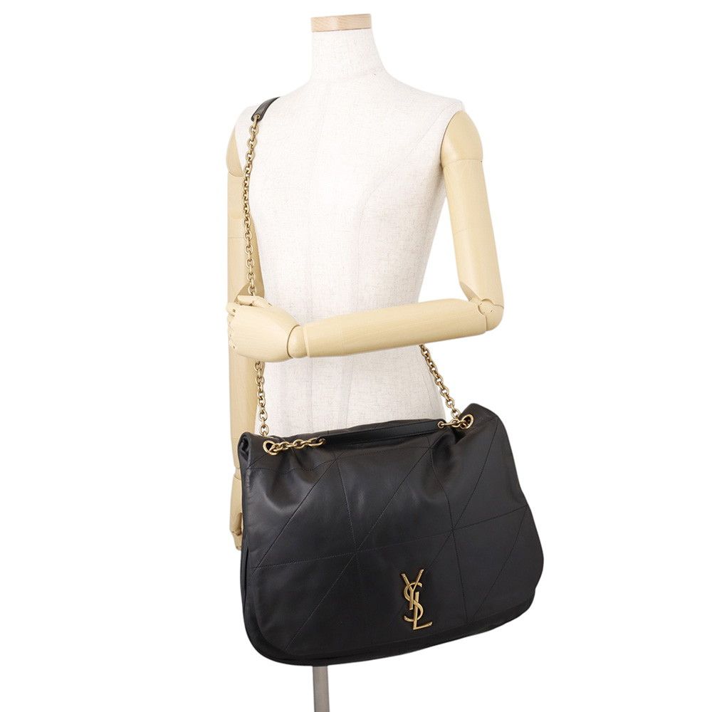 Saint Laurent Paris Chain Shoulder Bag Jamie 4.3 Large Lambskin 2-Way Black — view 5