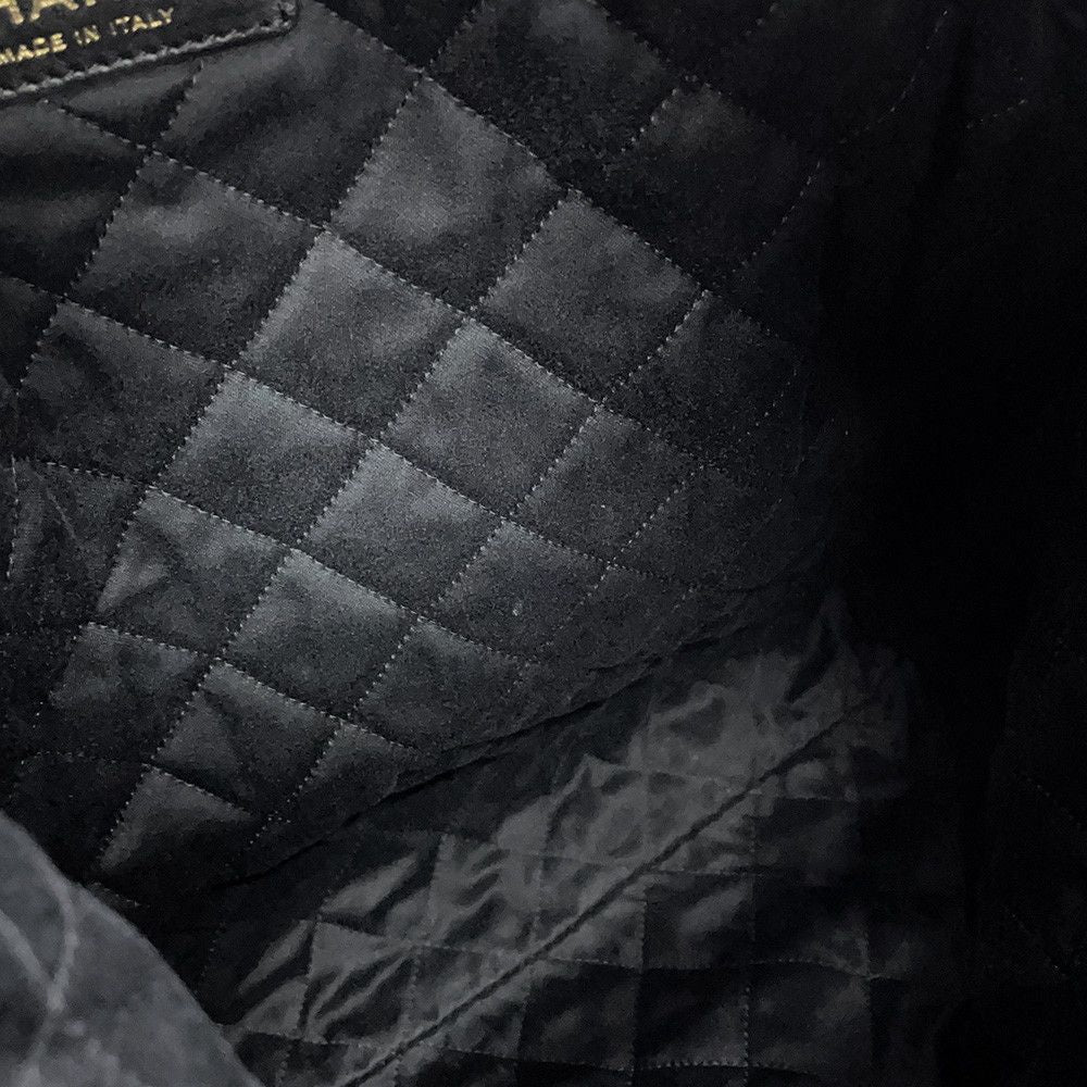 Chanel Backpack 22 Large Shiny Calf Leather Black — view 8