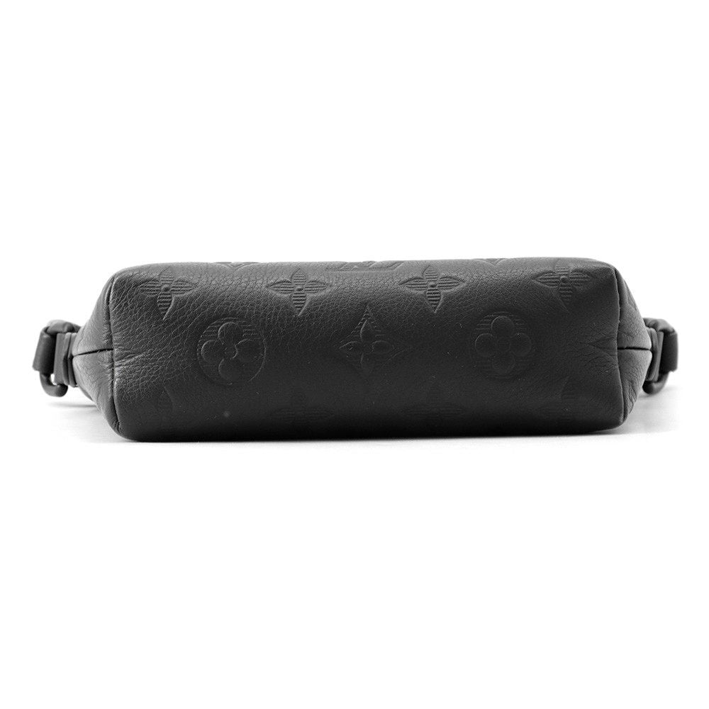 Louis Vuitton Shoulder Bag Monogram Shadow Pulse Wearable Wallet Black — view 3