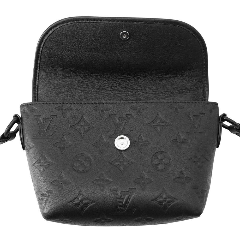 Louis Vuitton Shoulder Bag Monogram Shadow Pulse Wearable Wallet Black — view 5