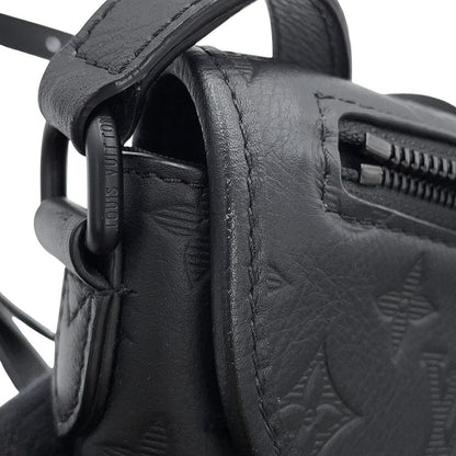 Louis Vuitton Shoulder Bag Monogram Shadow Pulse Wearable Wallet Black — view 8