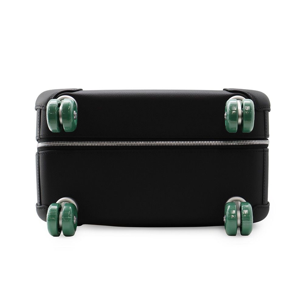 Hermes Carry Case Low Ring Mobility Suitcase Black Multicolor Twal Ash Taurillon — view 3