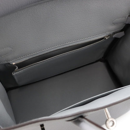 Hermes Birkin 25 Gris Perle Silver Togo Handbag — view 7