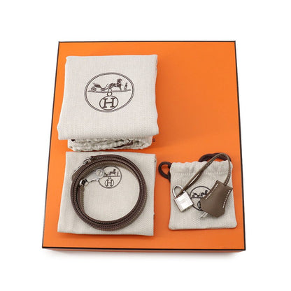 Hermes Handbag Kelly 25 Sellier Etoupe Silver Epsom 2-Way — view 8