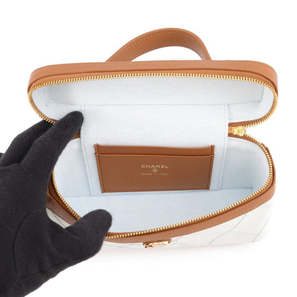 Chanel Chain Shoulder Bag Vanity CC Logo Wash Denim — view 6