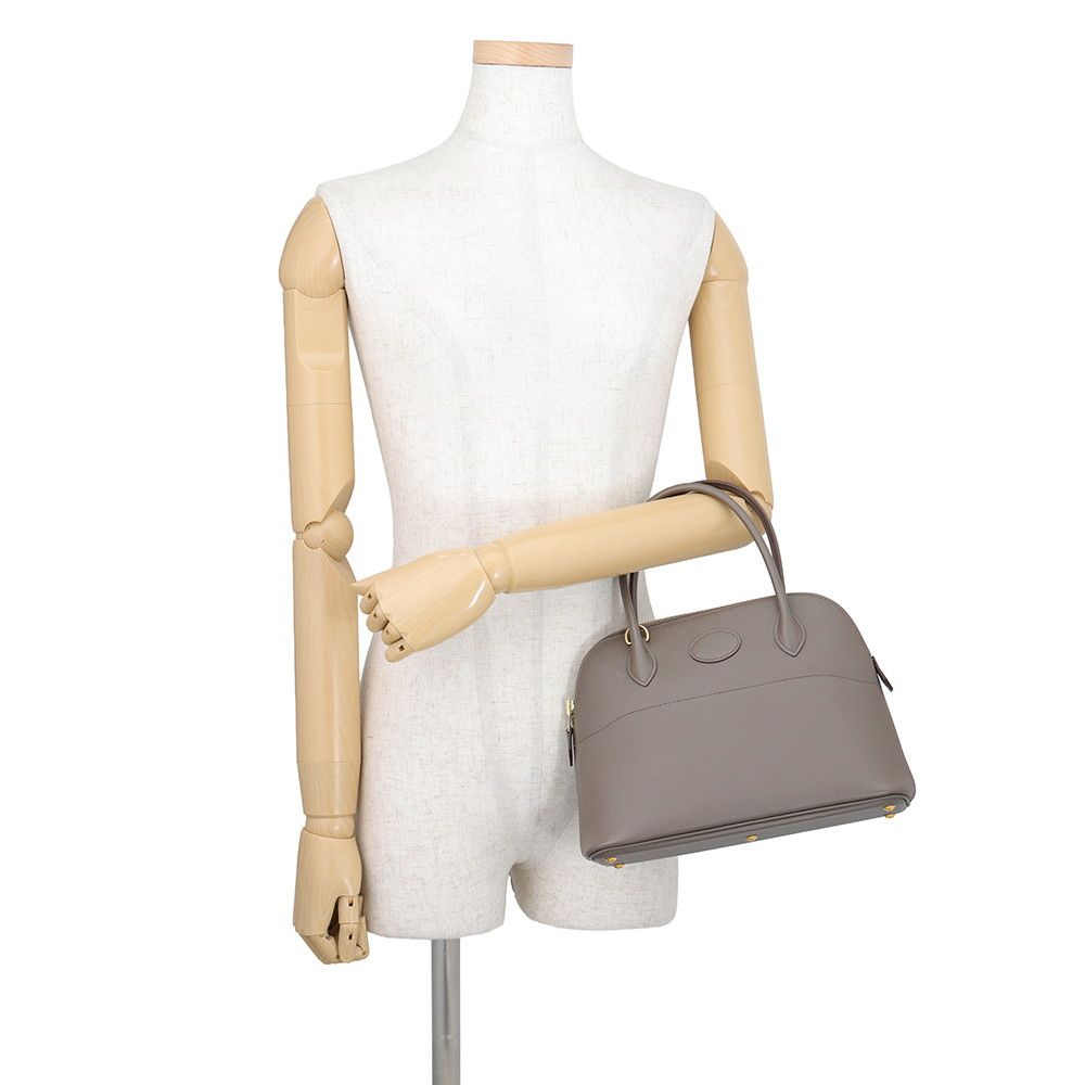 Hermes Bolide 27 Etain Gold Epsom 2-Way Shoulder — view 4