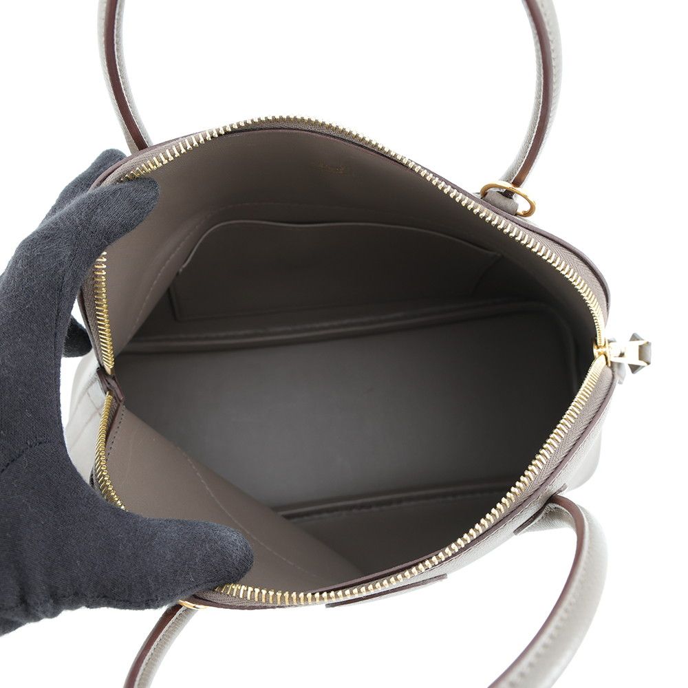 Hermes Bolide 27 Etain Gold Epsom 2-Way Shoulder — view 6