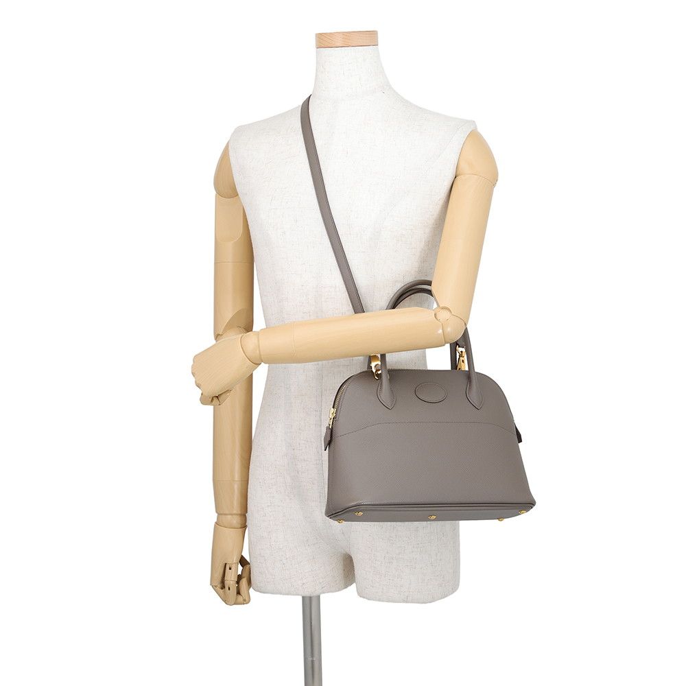 Hermes Bolide 27 Etain Gold Epsom 2-Way Shoulder — view 5