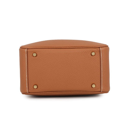 Hermes Lindy Mini Gold Taurillon Clemence 2-Way Shoulder — view 3
