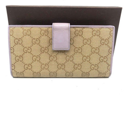 Gucci GG Canvas Bifold Wallet Hook Purple — view 2