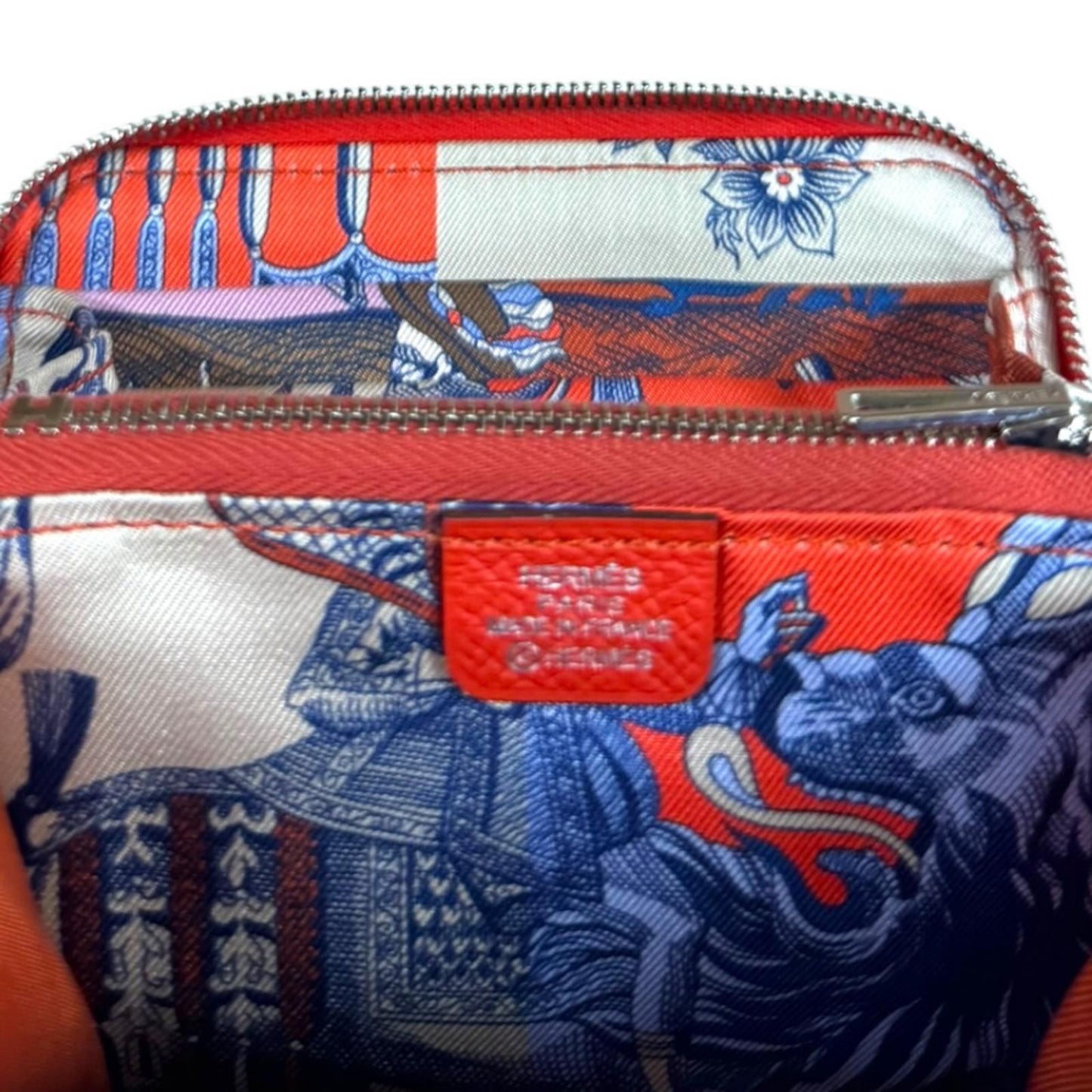 Hermes Azap Long Silk in Coin Case Veau Second — view 7