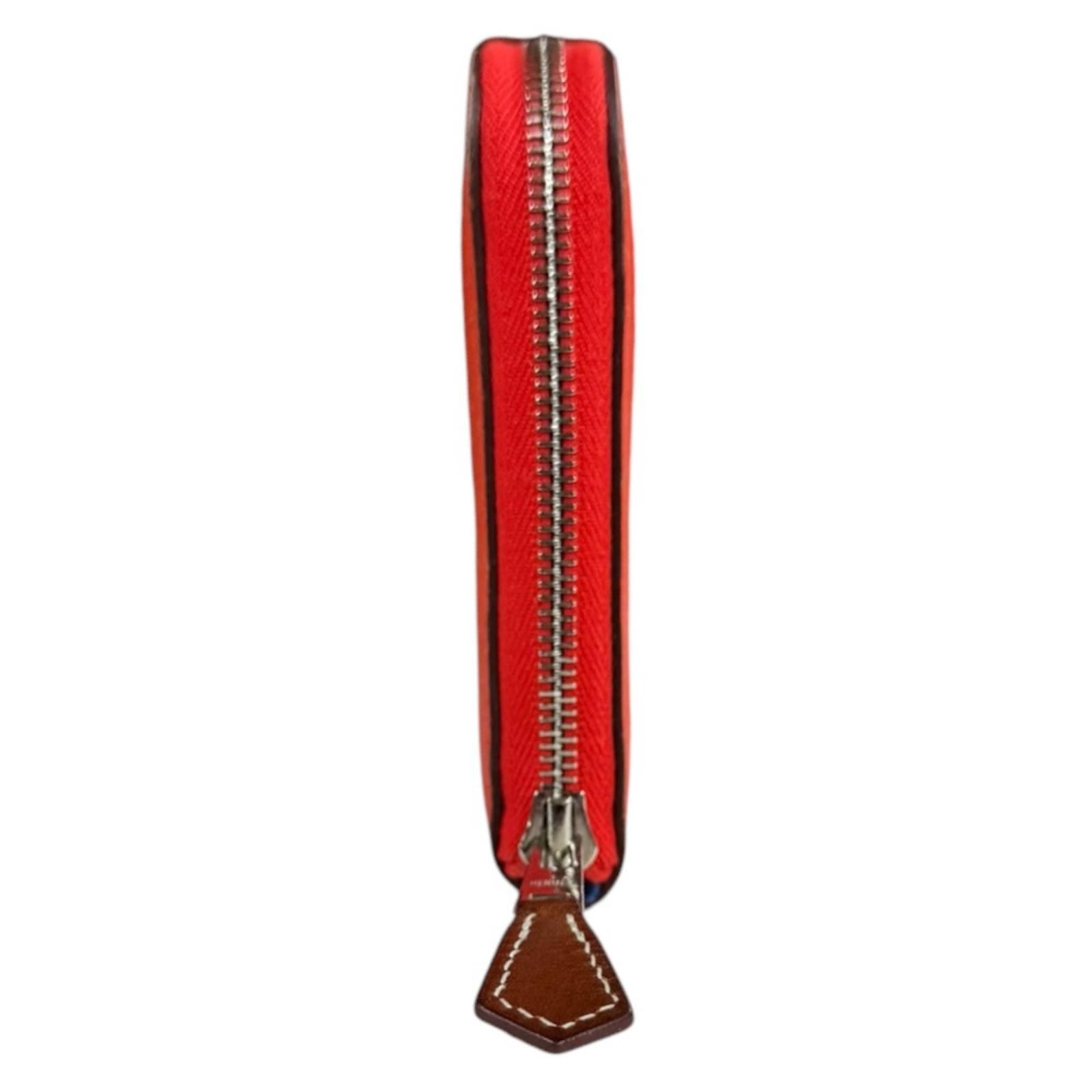 Hermes Azap Long Silk in Coin Case Veau Second — view 3
