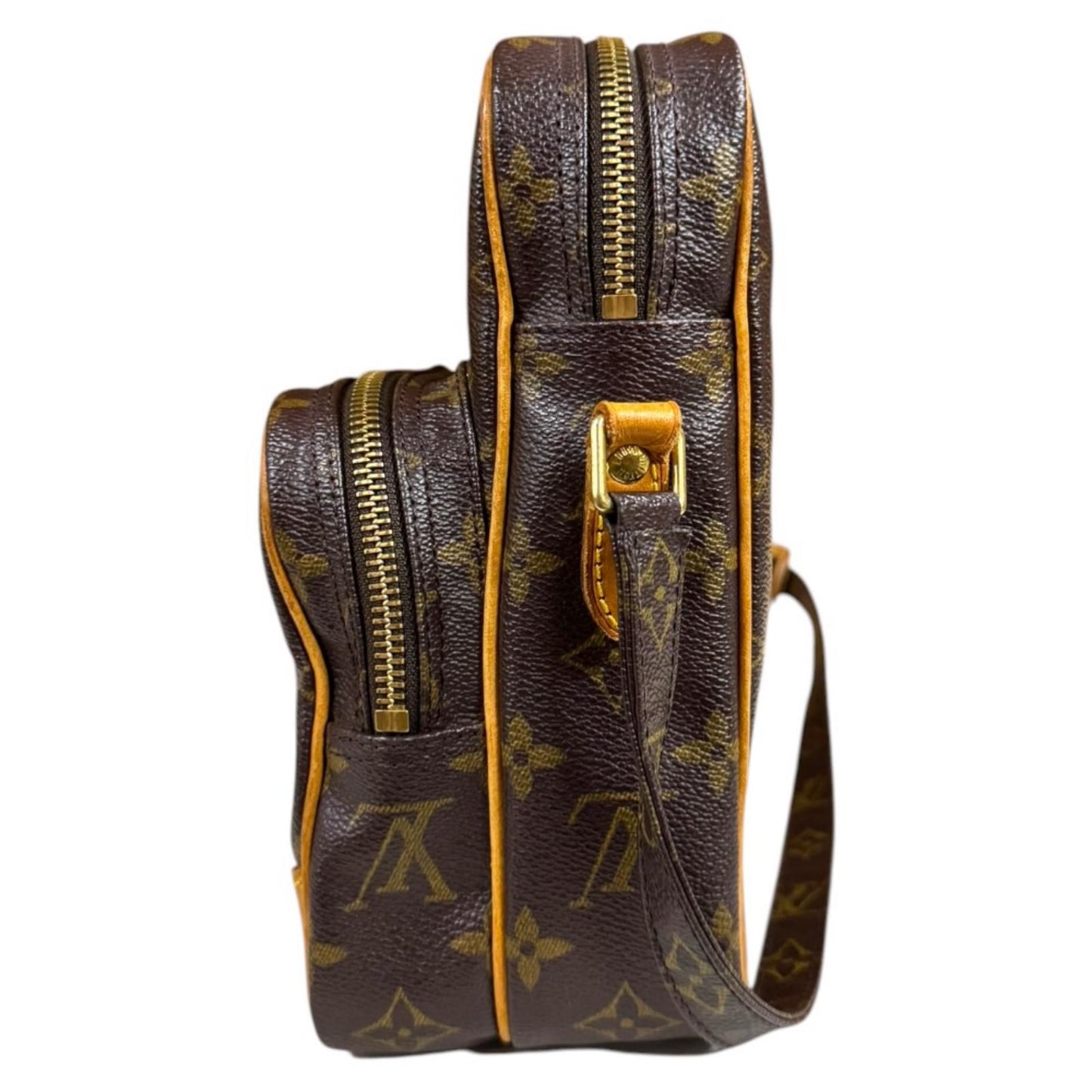 Louis Vuitton Amazon Monogram Shoulder Bag Canvas Brown — view 5