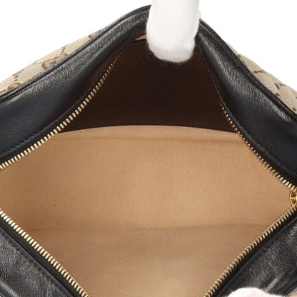 Gucci GG Marmont Shoulder Bag Canvas Black Second — view 6