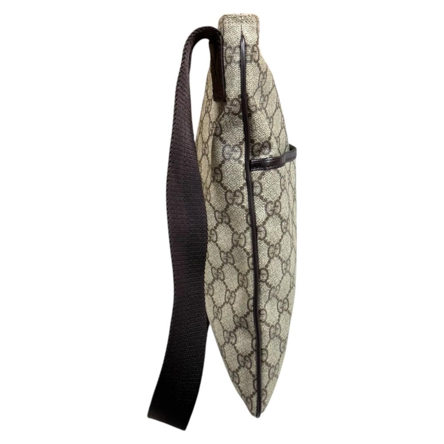 Gucci GG Supreme Shoulder Bag Canvas Beige — view 4