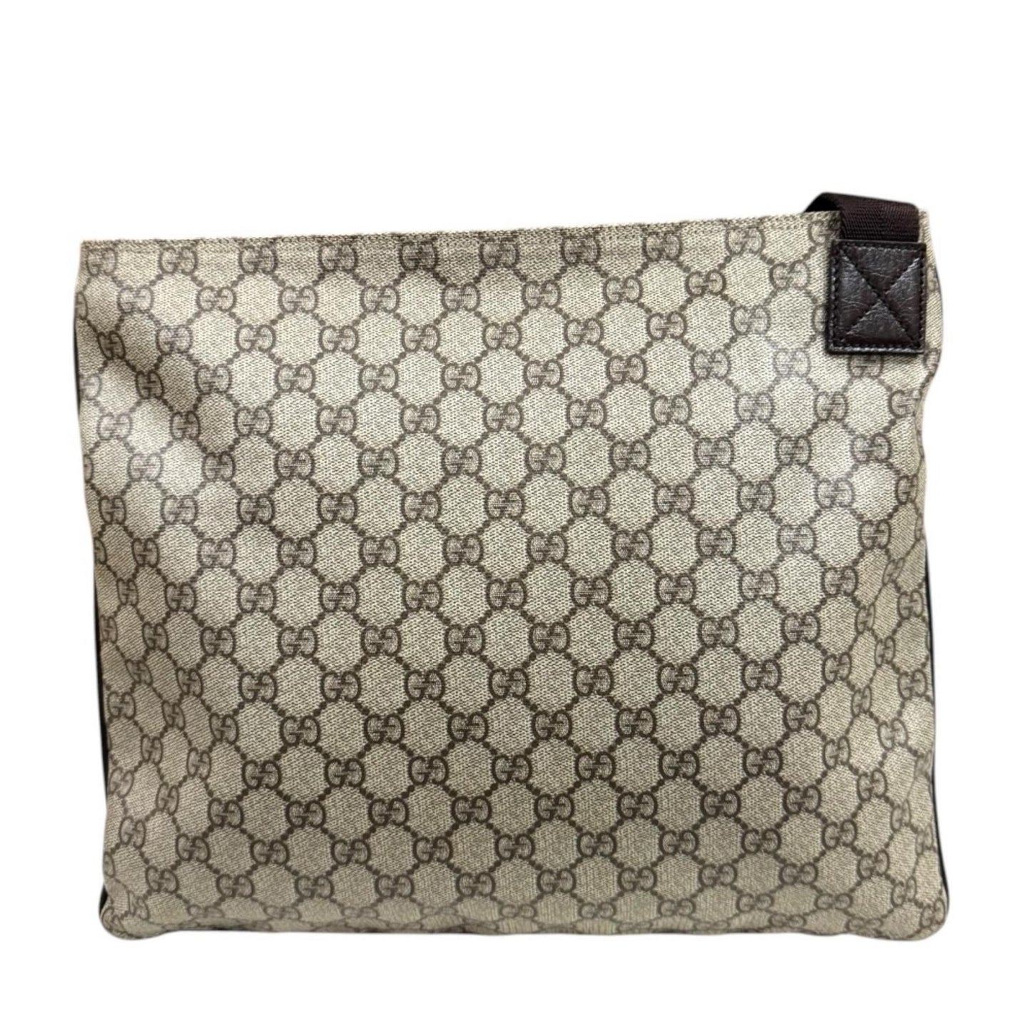 Gucci GG Supreme Shoulder Bag Canvas Beige — view 3