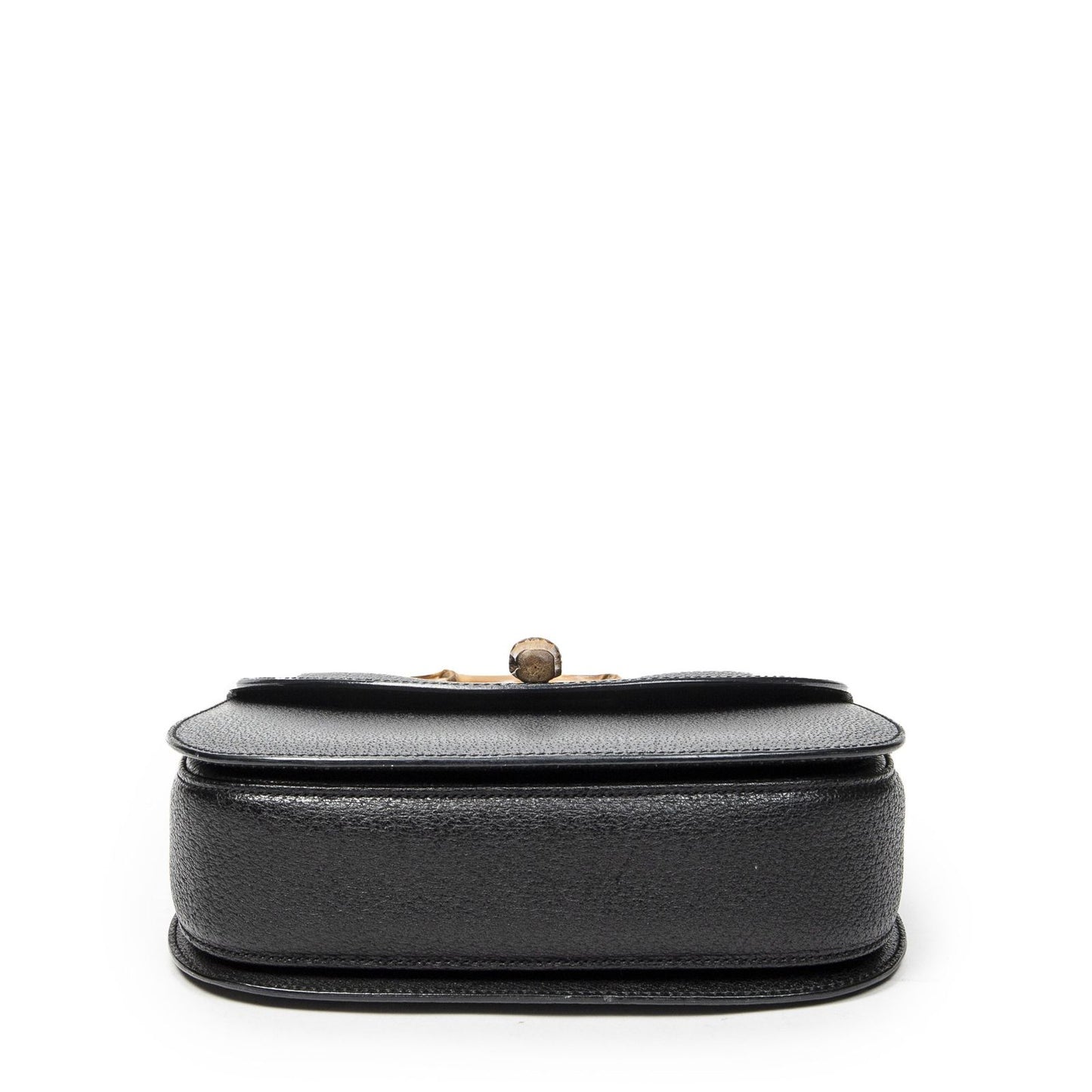 Gucci handle Flap Black Grain Calf Leather — view 6