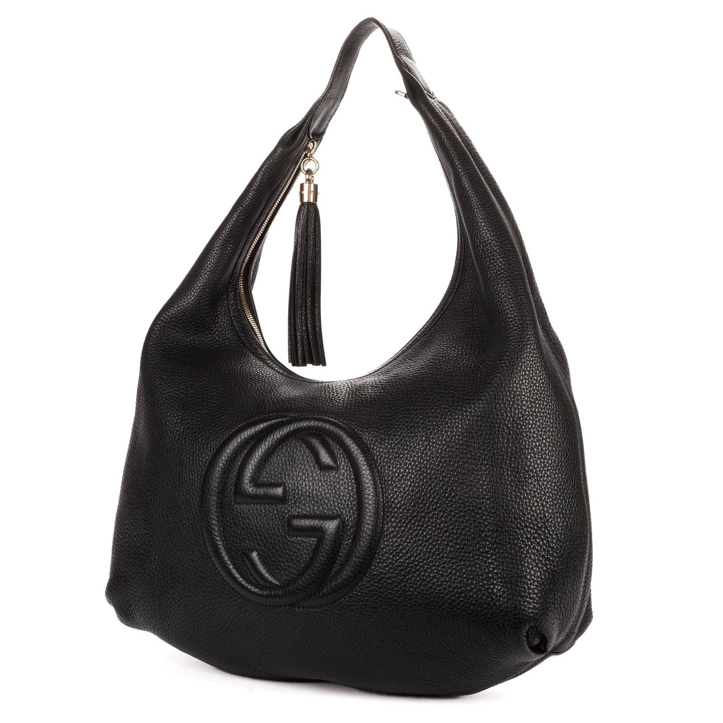 Gucci Soho Hobo Black Grain Calf Leather — view 2