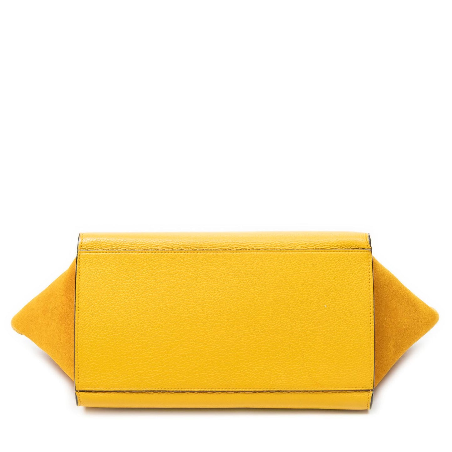 Celine yellow Grain Calf Leather Shoulder — view 6