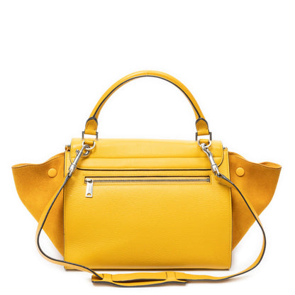 Celine yellow Grain Calf Leather Shoulder — view 5