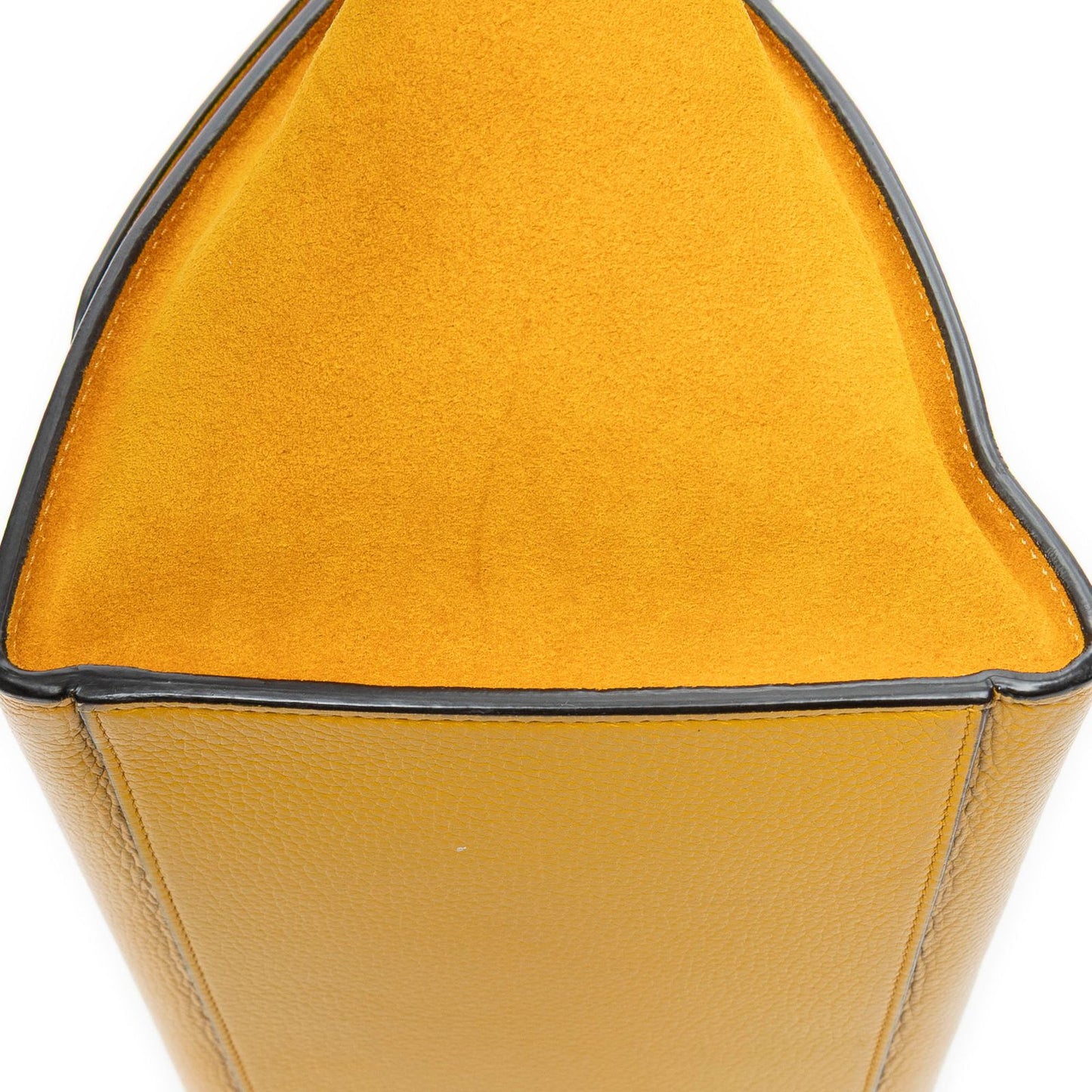 Celine yellow Grain Calf Leather Shoulder — view 7