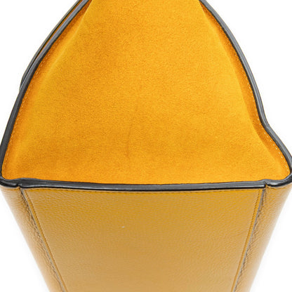 Celine yellow Grain Calf Leather Shoulder — view 7