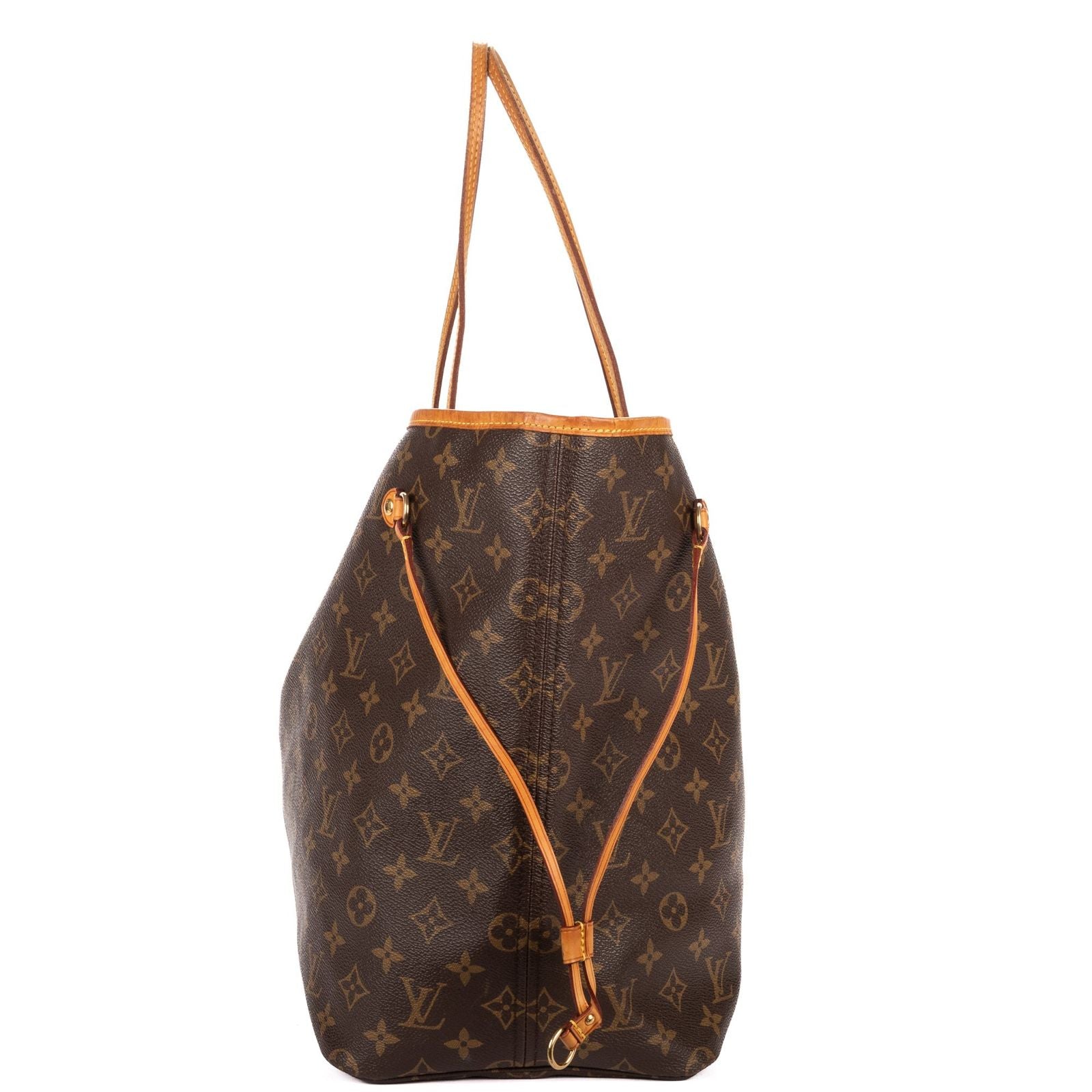 Louis Vuitton Brown Monogram Canvas Shoulder — view 3