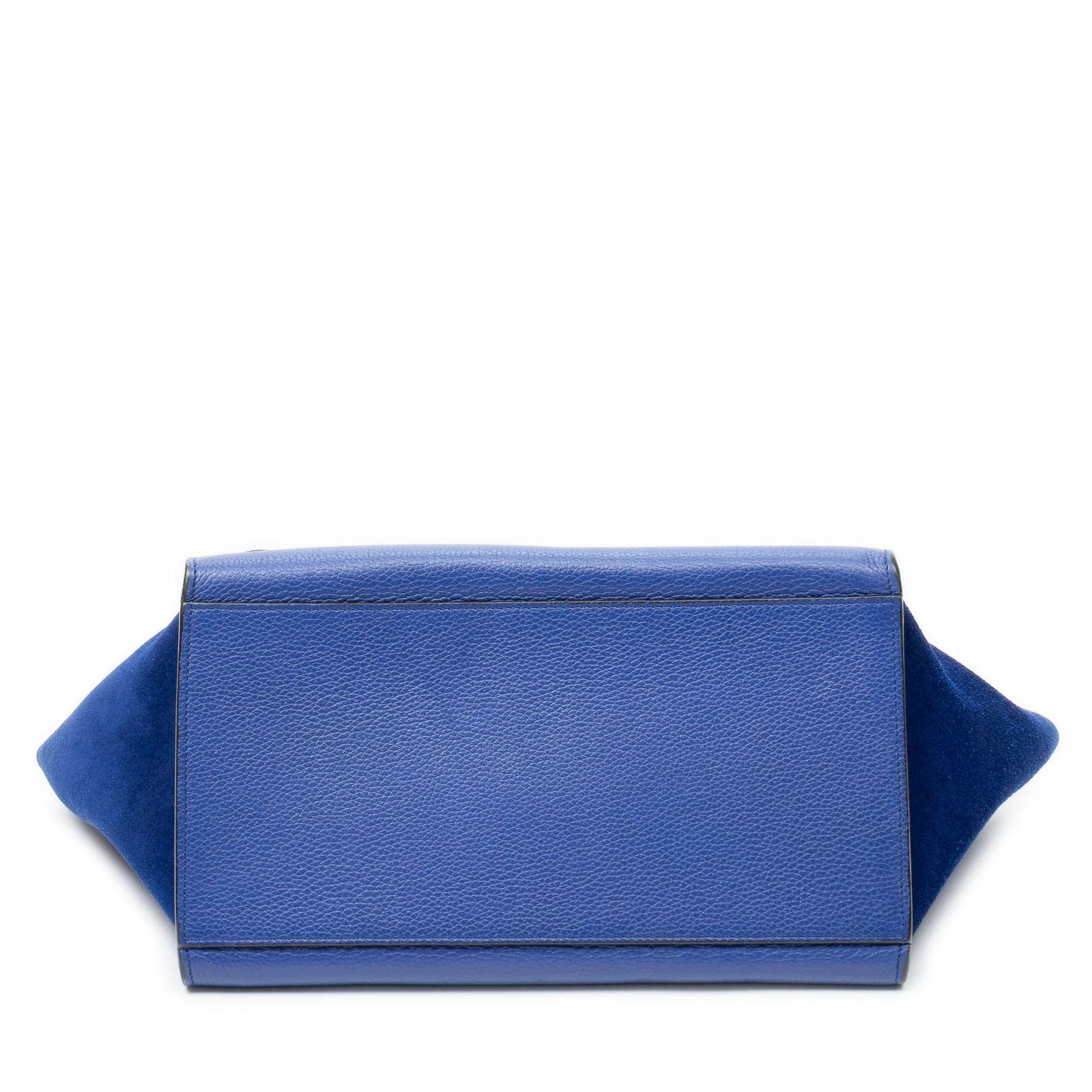 Celine Small blue Grain Calf Leather Shoulder — view 6