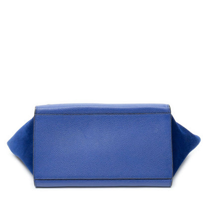 Celine Small blue Grain Calf Leather Shoulder — view 6