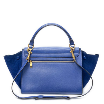 Celine Small blue Grain Calf Leather Shoulder — view 5