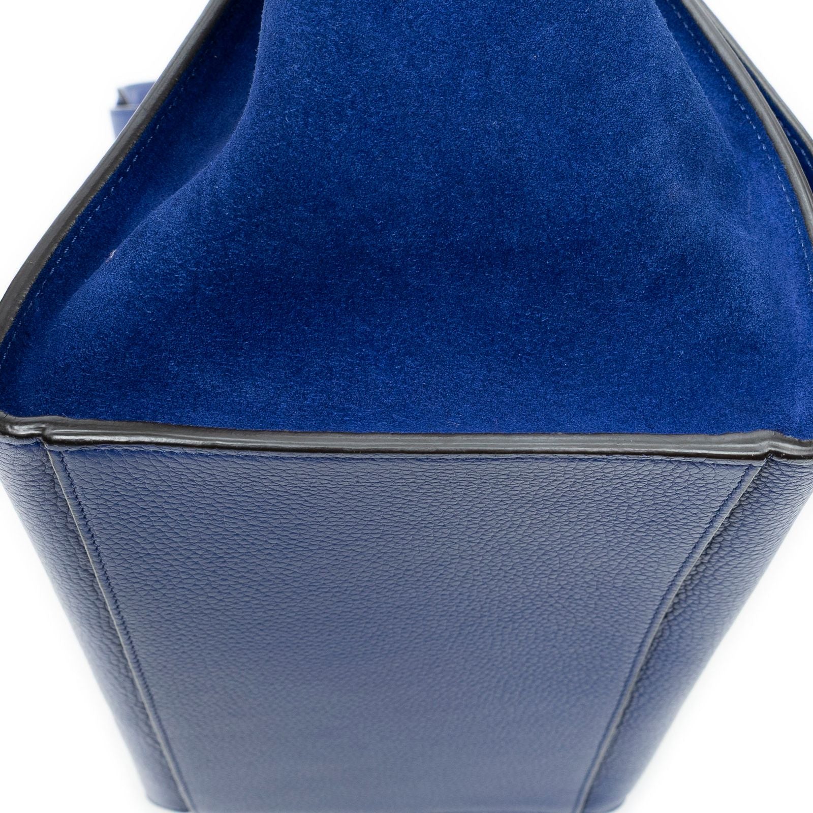 Celine Small blue Grain Calf Leather Shoulder — view 8