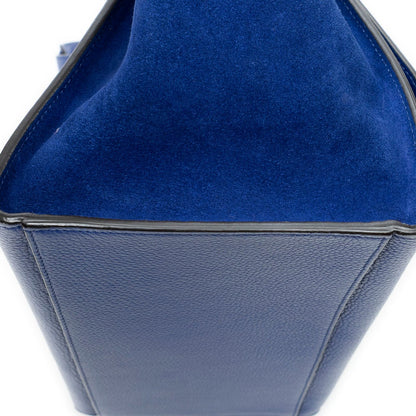 Celine Small blue Grain Calf Leather Shoulder — view 8