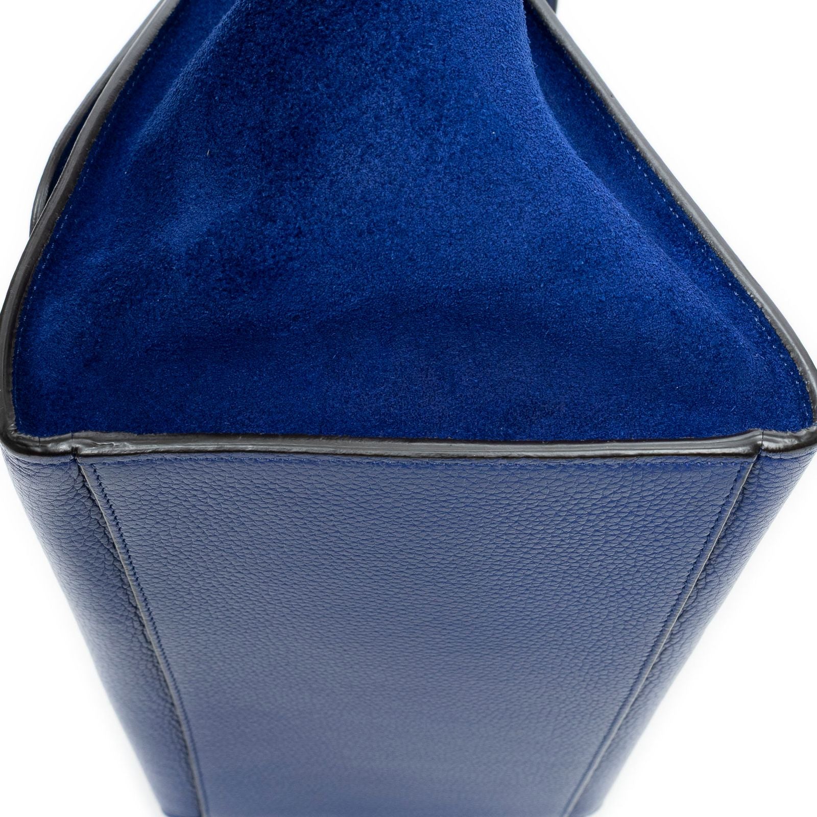 Celine Small blue Grain Calf Leather Shoulder — view 7