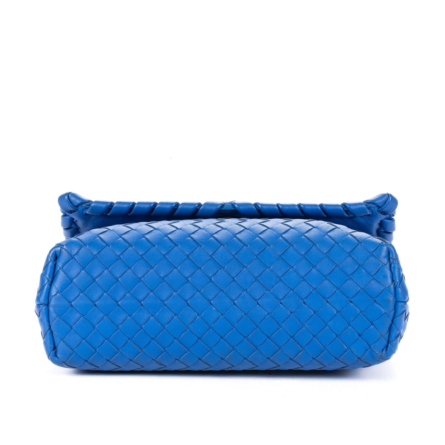 Bottega Veneta Ophidia Cross Bodyblue Intrecciato Calfskin Leathera Crossbody — view 6