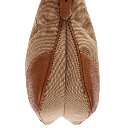 Prada Vintage Flap Cross Bodybrown Beige Jacquard canvas — view 7