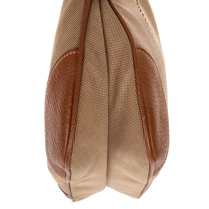 Prada Vintage Flap Cross Bodybrown Beige Jacquard canvas — view 8