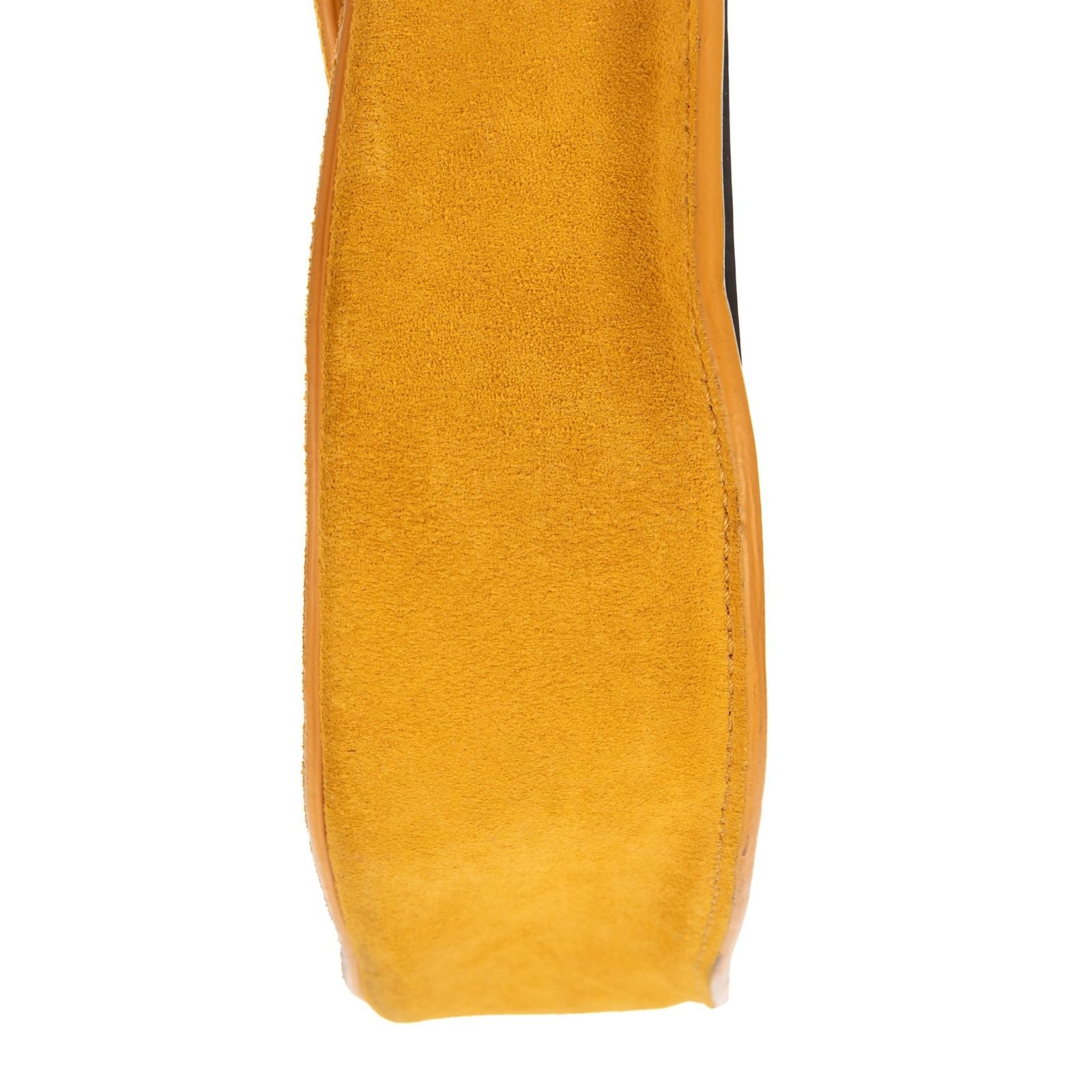 Celine Trotteur Crossbody Yellow Suede Leather — view 7