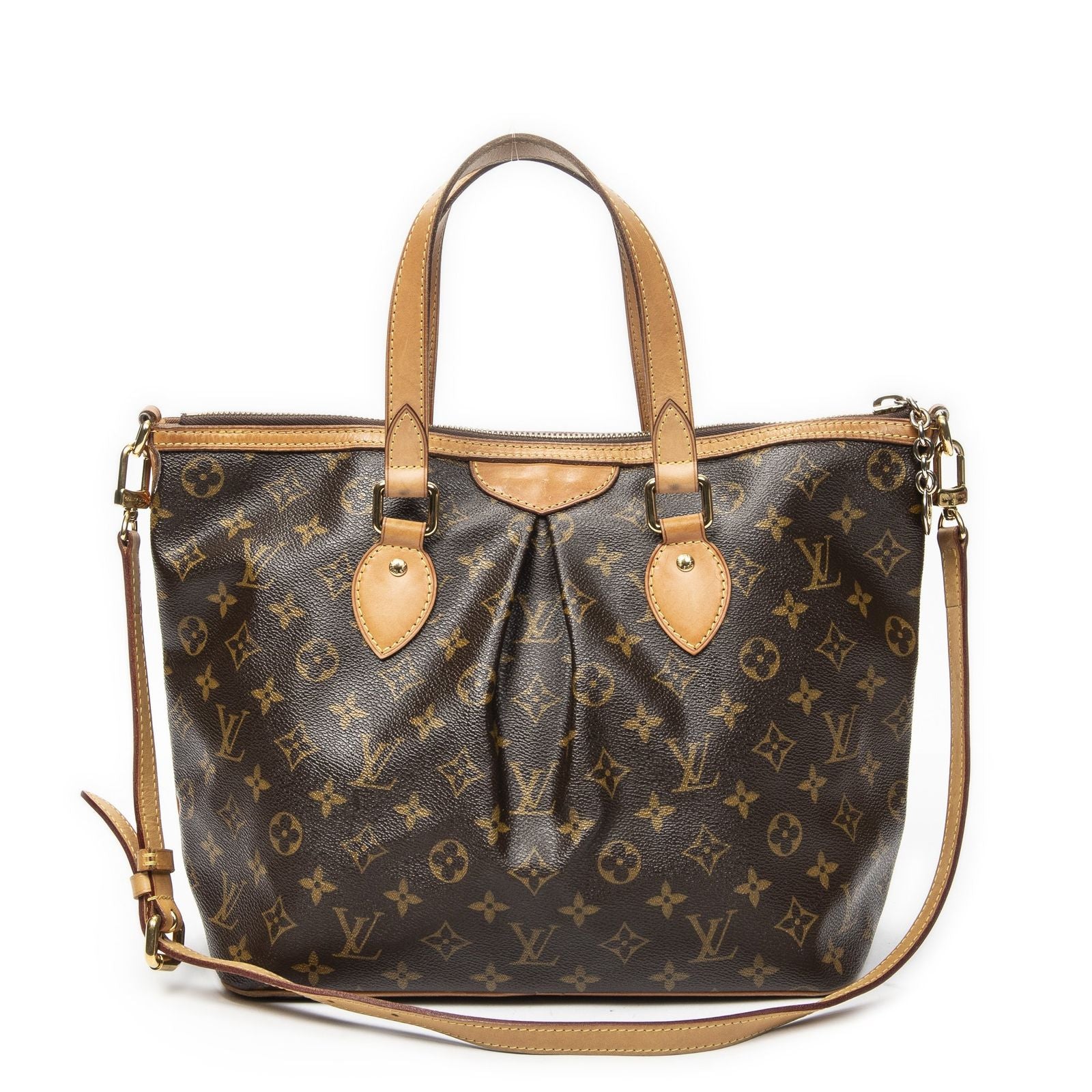 Louis Vuitton Palermo Brown Monogram Canvas Shoulder — view 5