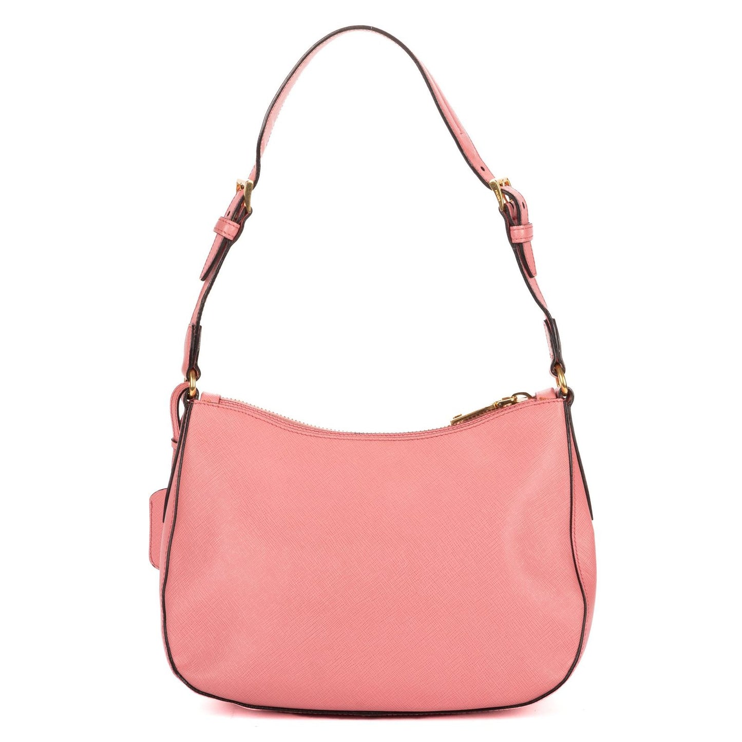 Prada Hobo Pink Saffiano Leather — view 5