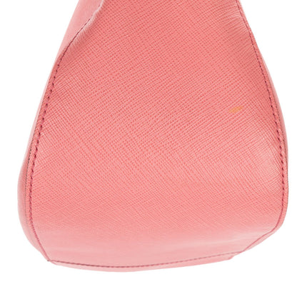 Prada Hobo Pink Saffiano Leather — view 8
