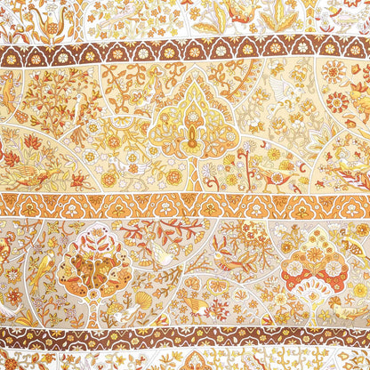 Hermes Scarf Pink Orange White 100% Twillsilk — view 3