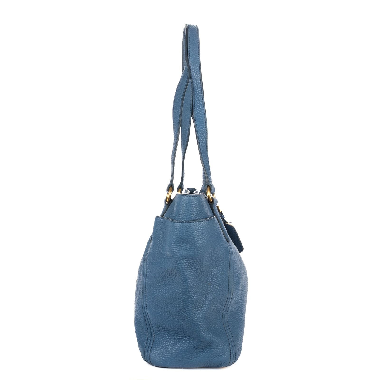 Prada Tote Blue — view 4
