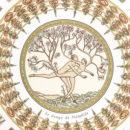 Hermes Scarf Red Green White 100% Twillsilk — view 3