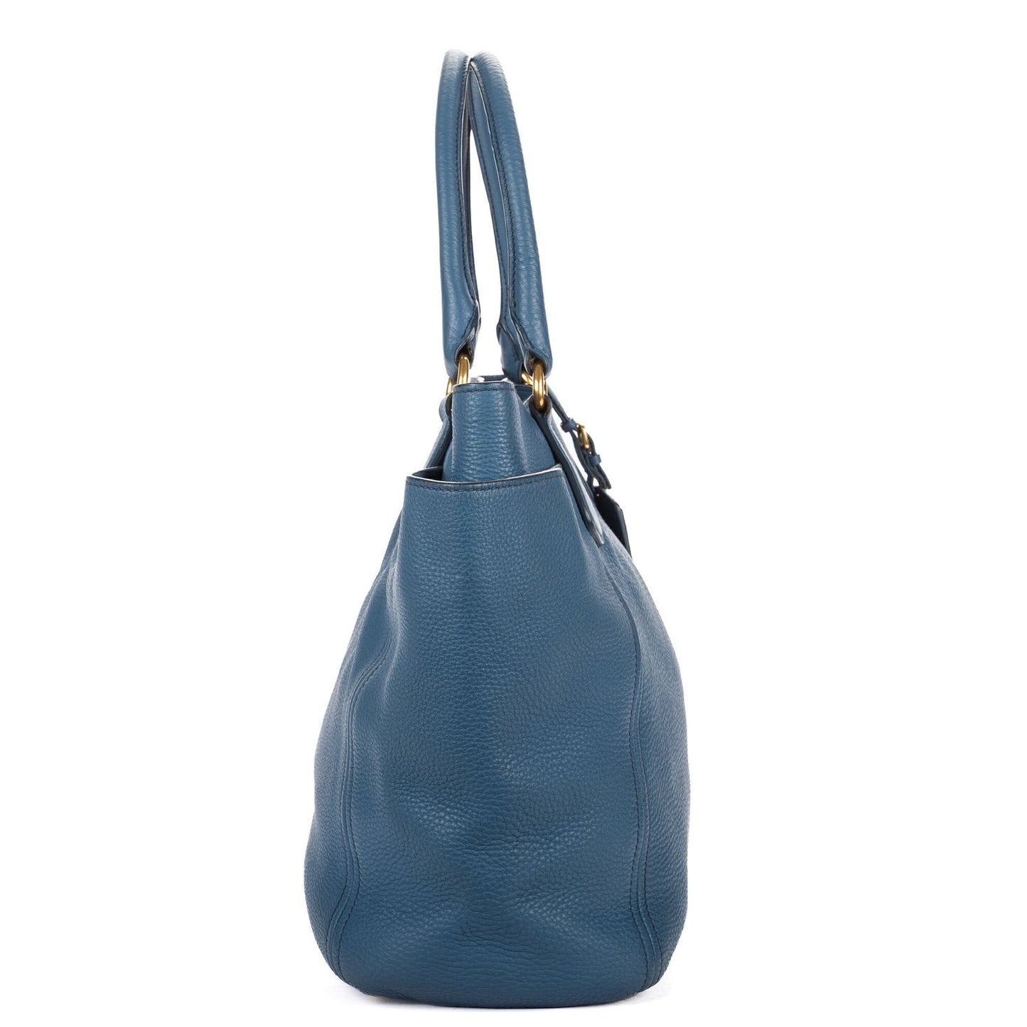 Prada Tote Blue — view 4