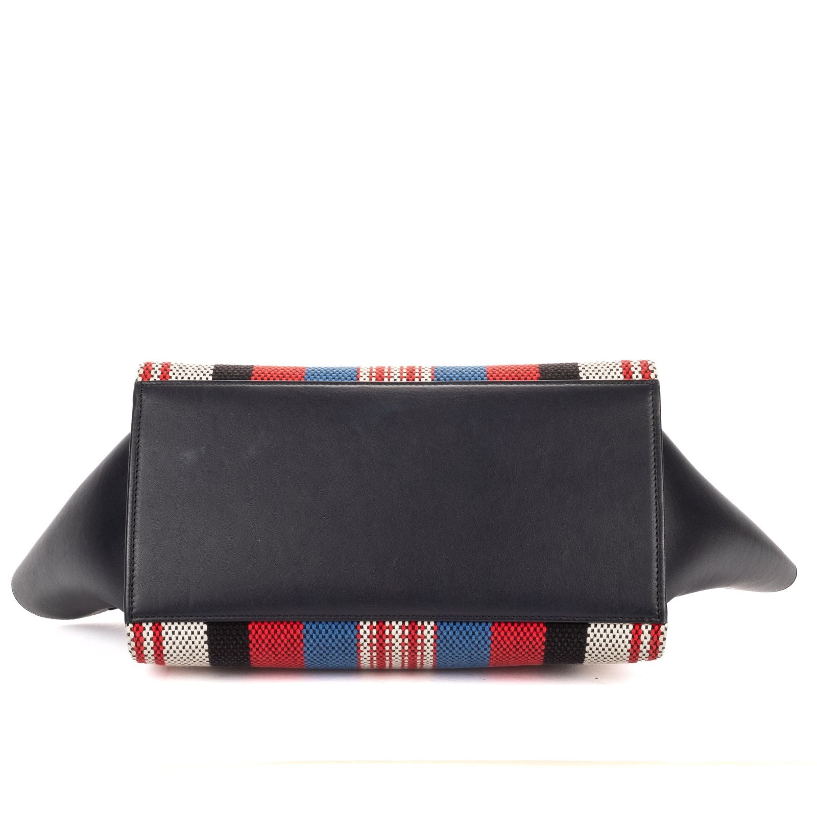 Celine Small navy Red White Stripecanvas Shoulder — view 6
