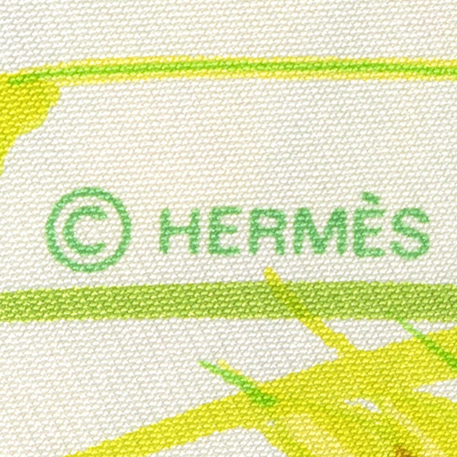 Hermes Scarf Green Twillsilk — view 4